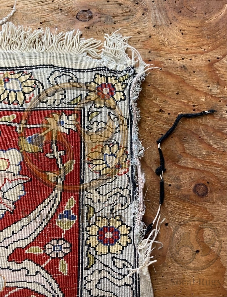 Damaged Edge Before Restoration