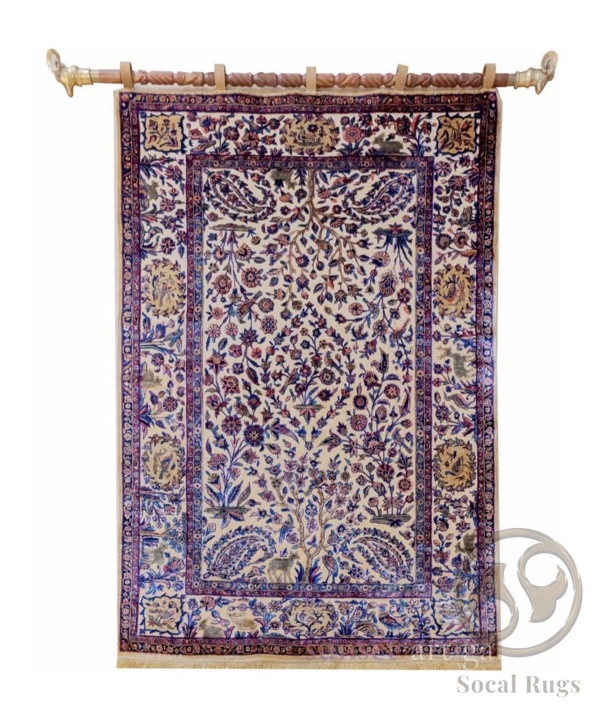 Floral Tapestry wall mounted